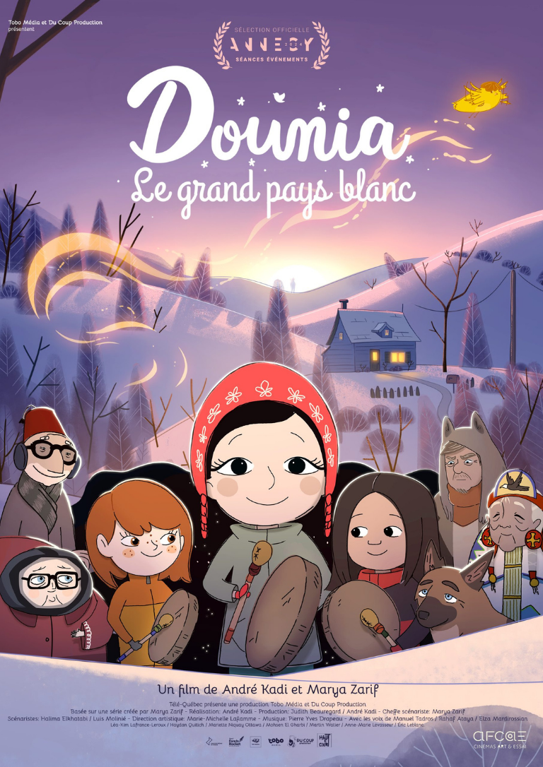 Affiche du film "Dounia et le grand pays blanc"